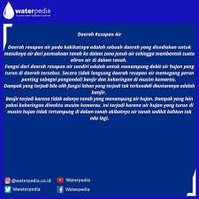 Daerah Resapan Air Apa Itu Daerah Resapan Air Apa Yang Dimaksud Daerah Resapan Air Apa Fungsi Daerah Resapan Air Apa Arti Daerah Resapan A Di 2020 Instagram Air Hujan