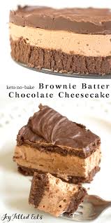 13 no bake sugar free low carb dessert dips Keto No Bake Brownie Batter Chocolate Cheesecake With Layers Of A Brownie Batter Flav Low Carb Recipes Dessert Chocolate Cheesecake Recipes Low Carb Desserts