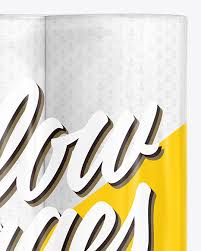 Download Toilet Paper 18 Pack Mockup Front View In Packaging Mockups On Yellow Images Object Mockups PSD Mockup Templates