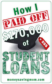 How I Paid Off 170 000 Of Student Loans Money Saving Mom Paying Off Student Loans Student Loan Debt Student Loans