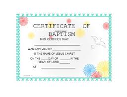 Choose from 1250+ certificate designs: 47 Baptism Certificate Templates Free Printabletemplates