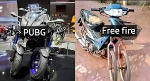 Garena free fire vs pubg mobile gameplay. Pubg Vs Free Fire Comparison Memes Status Shayari More