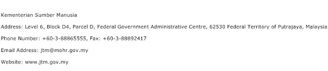 Organisasi berprestasi cemerlang dalam pengurusan sumber manusia kementerian pendidikan malaysia. Kementerian Sumber Manusia Address Contact Number Of Kementerian Sumber Manusia