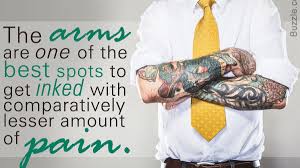 In general, places with similarly dense skin, such as the thighs and buttocks, are also among the less painful areas for the placement of tattoos. Lose The Fear Here Are The Least Painful Places To Get A Tattoo Thoughtful Tattoos