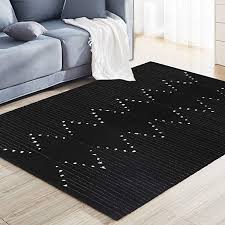 Amazon Com Kimode Moroccan Cotton Area Rug 3 X 5 Farmhouse Throw Rugs Hand Woven Diamond Print Tass In 2020 Runner Rug Bedroom Cotton Area Rug Runner Rug Entryway