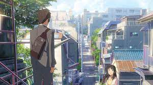 The your name ending scene sees taki breaking the silence by asking mitsuha if they've met before. Timeline In Your Name Makoto Shinkai Wiki Fandom