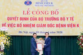 Trong đó có 2 nhân viên y tế công tác tại khoa xạ đầu cổ, khoa nội 3 là f1 (liên quan đến tiếp xúc với nhân viên y tế của bv bệnh nhiệt đới tư) và 1 nhân viên của từ ngày 27/4, bệnh nhân h. Pgs Ts Le VÄƒn Quáº£ng Ä'Æ°á»£c Bá»• Nhiá»‡m Lam Giam Ä'á»'c Bá»‡nh Viá»‡n K