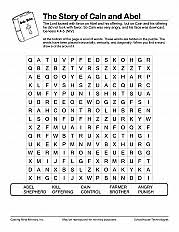 The bible verses represented in each of the coloring pages. The Story Of Cain And Abel Coloring Page Sermons4kids