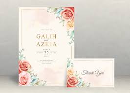 Svg, png, dxf & eps files in a zipped folder. Colorful Floral Wedding Invitation Card Graphic By Stwstudio Creative Fabrica