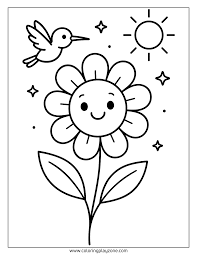 78 Free Printable Flower Coloring Pages for All Ages