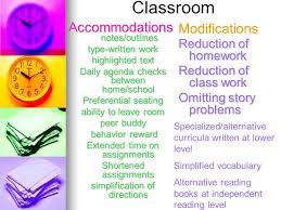 This book is written to help you understand two important features of special education services, accommodations and modifications. Accommodations And Modifications What Are They Misconceptions About Learning Disabilities What Is The General Education Teachers Role Ppt Download