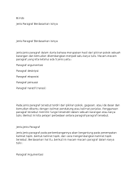 Seni merupakan suatu proses penggambaran ekspresi diri manusia sehingga bisa dilihat dalam intisari ekspresi dari kreatifitas manusia. B Indo Paragraf Berdasarkan Isi Pdf