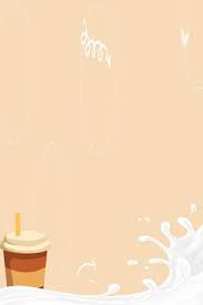 milk tea shop poster background material coffee poster design milk tea tea illustration