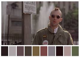 Color Palettes From Famous Movies Show How Colors Set The Mood Of A Film Taxi Driver Movie Color Palette Martin Scorsese