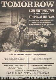 Come Meet Paul Tripp Of Birthday House At Garden State Plaza In Paramus Nj 1967 Bergen County New Jersey Tripp Bergen County