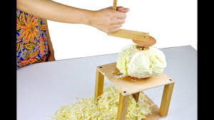 Cabbage shredder, veggie slicer cutter, grater for making sauerkraut, wood & steal vegetable shredder cutter, reperpose industrial design. How To Make Cabbage Slicer You Can Make It At Home Youtube