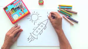Coloraţi după pofta inimilor voastre cele mai frumoase desene de colorat. Invata Sa Desenezi O Racheta Cu Stabilo Woody 3 In 1 Youtube