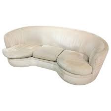 Maybe you would like to learn more about one of these? Vladimir Kagan Style Kidney Bean Crescent Shaped Curved Sofa Chairish Curved Sofa Crescent Shape Orange Sofa