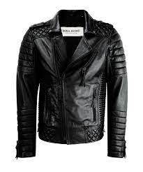 Glossblack Platinum Gallery Leather Jacket Men Bomber Jacket Men Leather Jacket