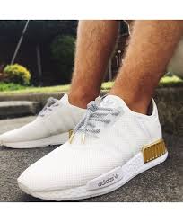 Adidas Nmd R1 Black And Gold Adidas Nmd Custom White Gold Trainer Sale Adidas Nmd Adidas Gold Trainers
