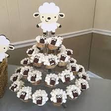 Boy Shower Decorations Boy Baby Shower Lamb Baby Shower Decorations Sheep Baby Shower Lamb Party Lamb Decorations Set Of 5 Baby Lamb Baby Shower Sheep Baby Shower Lamb Centerpiece