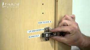 cabinet door hinge adjustment