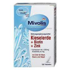 mivolis das gesunde plus silica biotin zinc tablets 120 tablets zinc tablets biotin magnesium foods