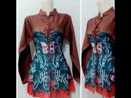 27 model baju sasirangan untuk kerja wanita modern 2019. Model Baju Sasirangan Wanita Model Peplum Youtube
