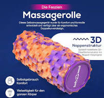 Body & Mind Fascia Roller Plus with Vibration Massage Roller for Fascia  Training Electric Deep Vibration with 5 Intensity Levels and Battery : ...