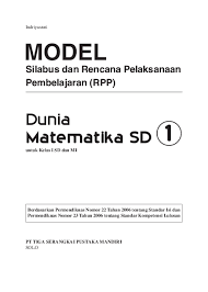 Download buku guru kelas 5 lima sd mi kurikulum 2013 revisi 2017 pdf pt tiga serangkai pustaka mandiri dunia.matematika sd 4 rev. Pdf Model Pt Tiga Serangkai Pustaka Mandiri Solo Berdasarkan Permendiknas Nomor 22 Tahun 2006 Tentang Standar Isi Dan Permendiknas Nomor 23 Tahun 2006 Tentang Standar Kompetensi Lulusan Indriyastuti Dunia Matematika Sd Untuk