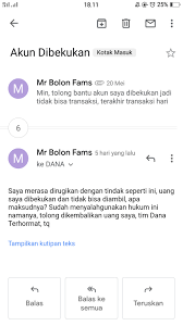 Maybe you would like to learn more about one of these? Saldo Akun Dana Dompet Digital Indonesia Yang Dibekukan Media Konsumen