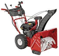 Clearing path will cut into large drifts with its 21 in. Troy Bilt 24 In 208cc 2 Stage Snowblower Canadian Tire