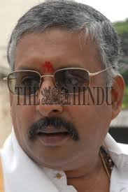 BJP leader B. Nagaraja Shetty, Minister for Fisheries and Muzrai, in  Bangalore
