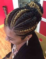 Thick long straight hair is perfect for a middle part, but men with wavy and curly hair can achieve the style as well. Straight Up Braids 3 Latest Ankara Styles And Aso Ebi 2021