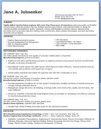 Manufacturing Engineer Resume Examples Experienced Marketing Resume Medical Assistant Resume Resume Examples