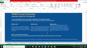 Kpmg Virtual Internship Module 1 Youtube