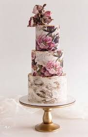 These Wedding Cakes Are Incredibly Stunning Hand Painted Wedding Cake Painted Wedding Cake Wedding Cake Designs