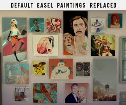 Default Easel Paintings Replaced Sims 4 Sims 4 Mods Sims