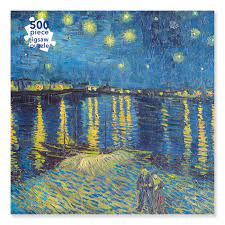 Van gogh jigsaw puzzles feature amazing artwork and intricate themes like the starry night jigsaw puzzles. Adult Jigsaw Puzzle Van Gogh Starry Night Over The Rhone 500 Pieces Book Summary Video Official Publisher Page Simon Schuster
