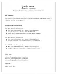 Our new and advanced builder will guide you from start to finish. Simple Job Resume Templates Addictionary