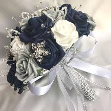 Maybe you would like to learn more about one of these? Navy Blue And White Bridal Bouquet Off 70 Best Deals Online