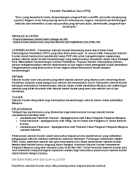 Telefon pengetua / guru besar tahun/sasaran menjadi sekolah kecemerlangan (sekolah kluster kecemerlangan) (sekolah berprestasi tinggi) 9 senarai aktiviti jaringan kebangsaan 7. Sekolah Kluster