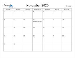 Check spelling or type a new query. Canada November 2020 Calendar With Holidays