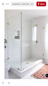 Shower Screen And Tiles With A Step In Shower Basin Shower Basin Bathroom Inspiration Bathrooms Remodel