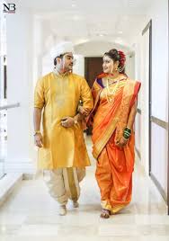 And, if it's your first time attending a marathi the bride's mother invites married women known as suhasinies to make turmeric powder. Man Marathi Engagement Dress