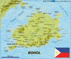 Die über 7.000 inseln der republik philippinen liegen im pazifischen ozean in südostasien. Karte Von Bohol Insel In Philippinen Welt Atlas De