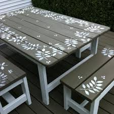 Pin By Sanmati Hiregoudar On Home Deco Painted Picnic Tables Kids Picnic Table Diy Spray Paint