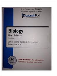 Amazon Com Biology Launchpad 12 Month Access Card How Life Works 9781464104312 Morris James R Books