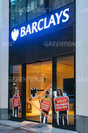 These cash machines are near to barclays (128 moorgate) bank. Greenpeace Action Against Barclays Bank In London Moorgate
