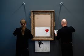Serious collectors of contemporary art had already started to leave the room at the sotheby's new bond street auction house in london last friday night as a successful evening sale drew to a close. Sotheby S Vs Christie S Banksy Print Sale Hypebeast